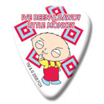 Family Guy Guitar Pick "I´ve been a bawdy little monkey"