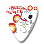 Family Guy Guitar Pick "Nightcap anyone" 