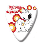Family Guy Guitar Pick "Nightcap anyone" 