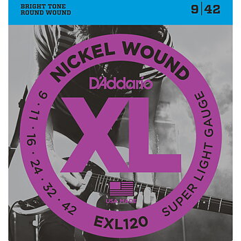 D'Addario EXL120 Super Light 009-042