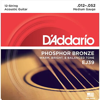 D'Addario EJ39 012-052 (12-String)
