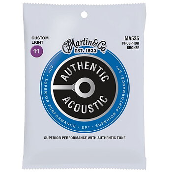 Martin MA535 Authentic Acoustic Phosphor Bronze Strings 011-052