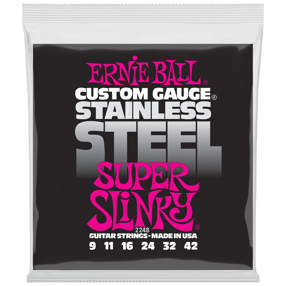 Ernie Ball EB-2248 Super Slinky Stainless Steel 009-042