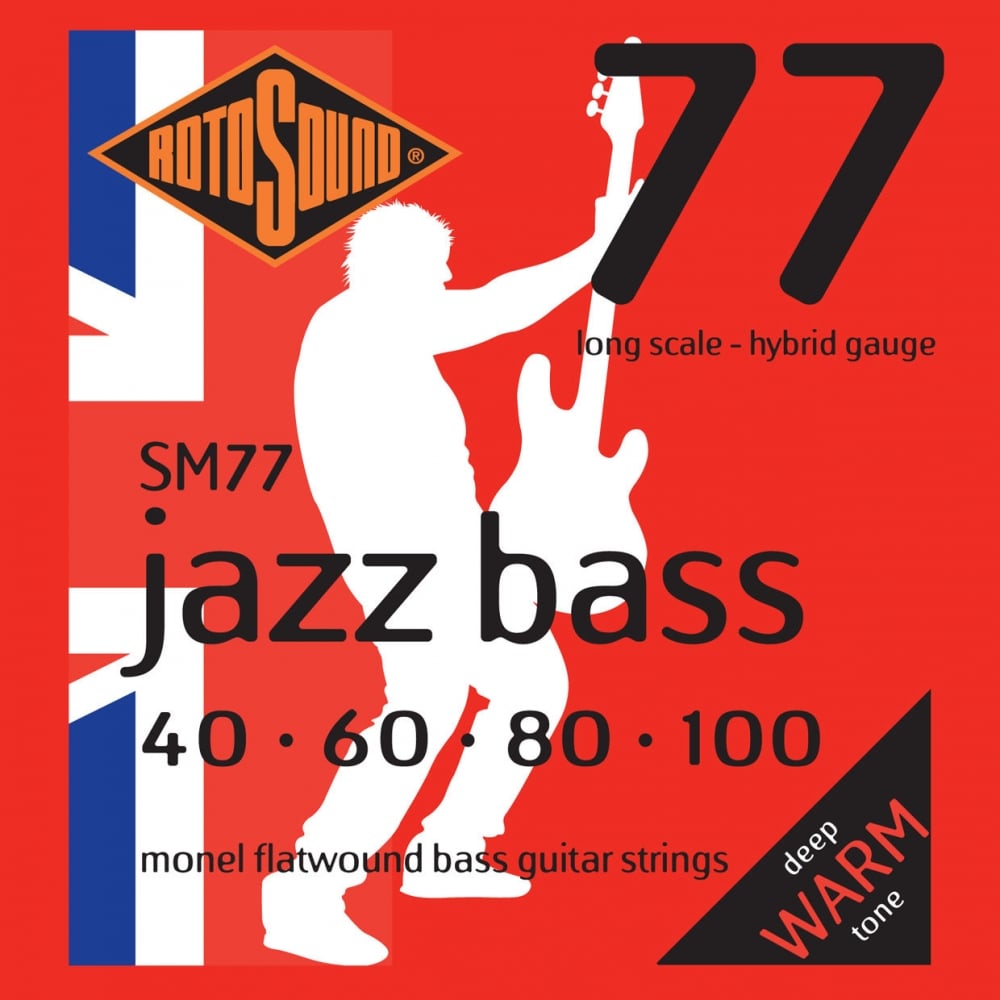 Rotosound SM77 Jazz Bass Flatwound 040-100