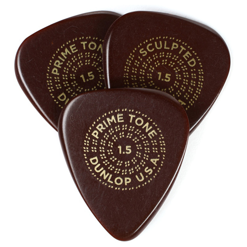 Dunlop PRIMETONE™ Standard Sculpted Plectra (3-Pack) - 6