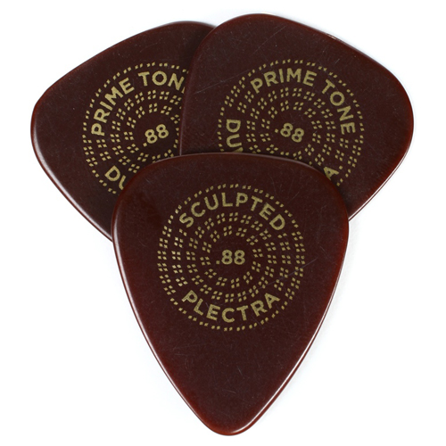 Dunlop PRIMETONE™ Standard Sculpted Plectra (3-Pack) - 3