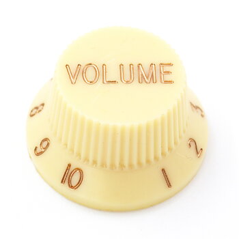 Volume Knob For Strat, Cream (Inch size)