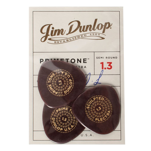 Dunlop PRIMETONE™ Semi-Round Sculpted Plectra (3-Pack) - 2