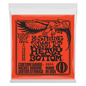 Ernie Ball EB-2624 Skinny Top Heavy Bottom 009-080 (8-String)