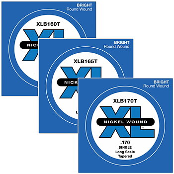 Single strings D'Addario XLB Tapered Bass Strings (160T-170T)