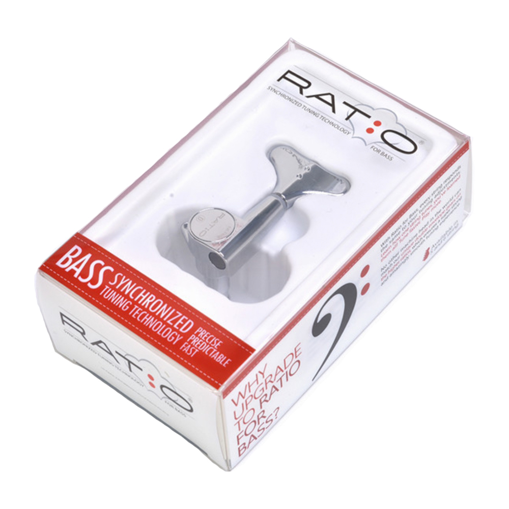 Graph Tech PRB-4400-C0 RATIO BASS Machine Heads (4+0) - 4