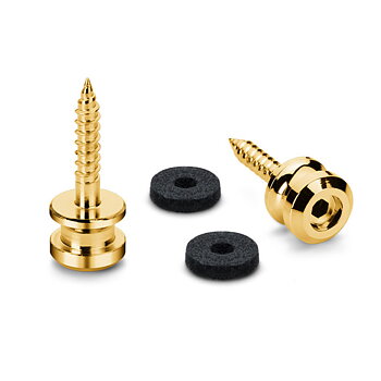 Schaller S-Lock Strap Buttons Gold (2-Pack)