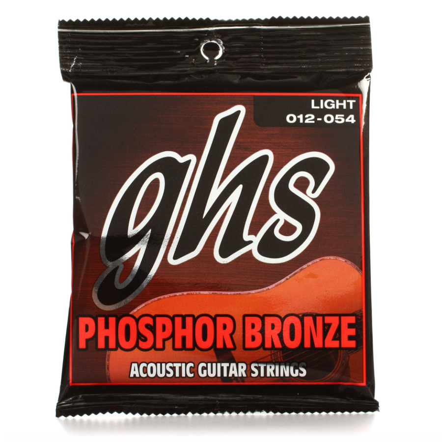 GHS Phosphor Bronze Light Acoustic Strings 012-054