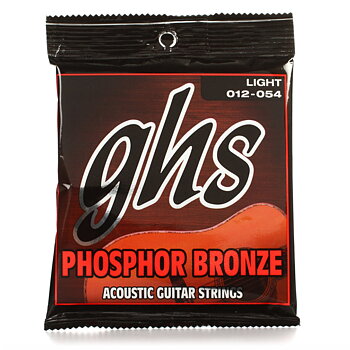 GHS Phosphor Bronze Light Acoustic Strings 012-054