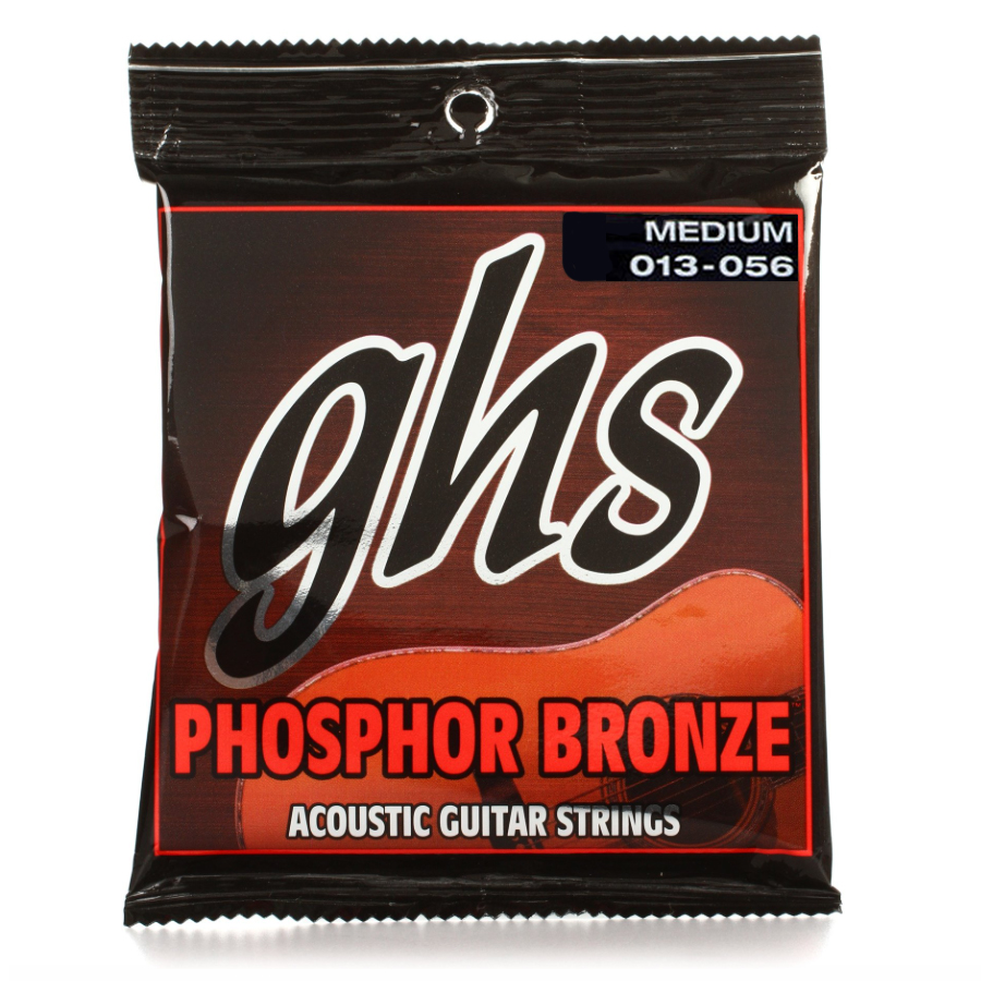 GHS Phosphor Bronze Medium Acoustic Strings 013-056