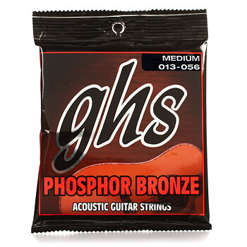 GHS Phosphor Bronze Medium Acoustic Strings 013-056