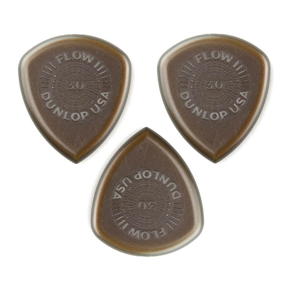 Dunlop FLOW Jumbo Grip Pick 3.0mm (3-Pack)