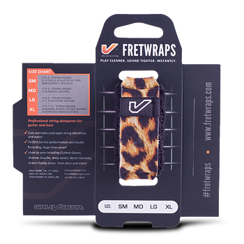 Gruvgear FretWraps String Muter (Leopard, Medium) 