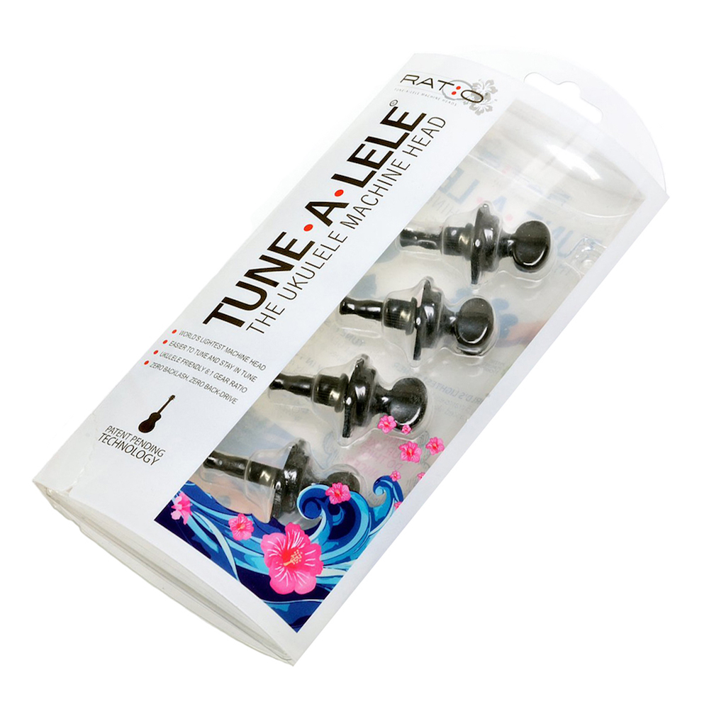 Graph Tech PRU-4004-BK RATIO Tune-A-Lele Ukulele Tuners 
