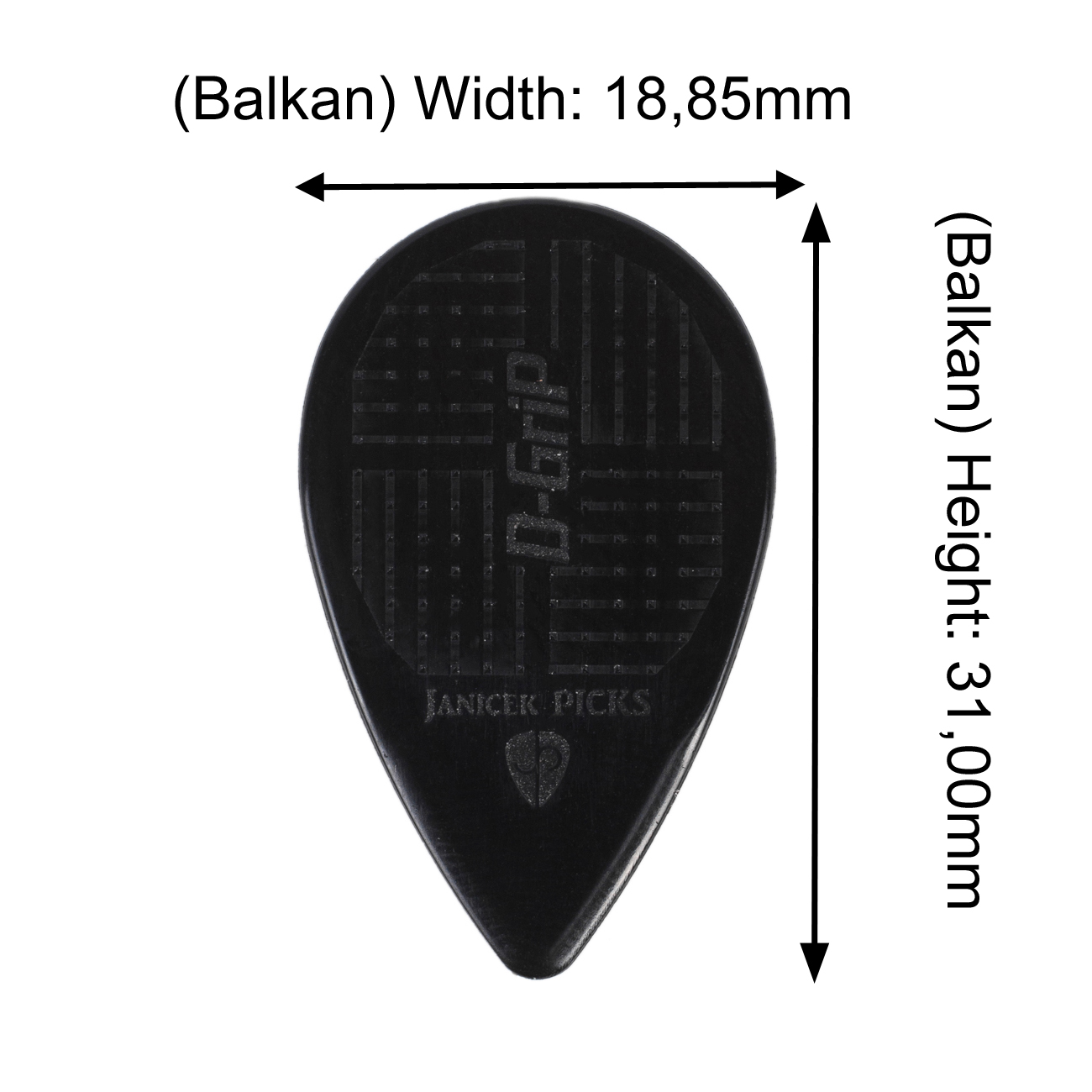 D-GRIP Balkan Premium Nylon Picks - 2