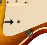 "Les Paul" Pickguard Bracket Screw & Nut - 2
