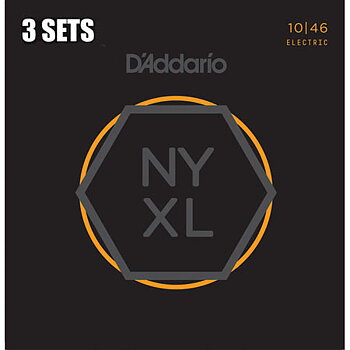 D'Addario NYXL1046-3P Nickel Wound 010-046 (3-Pack)
