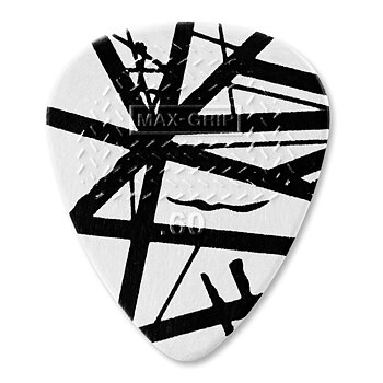 Dunlop EVH® White & Black Stripes Guitar Pick