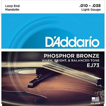 D'Addario EJ73 Mandolin Light