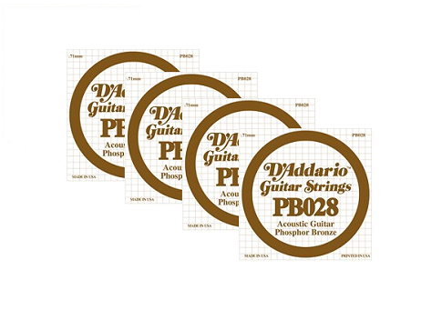 Løse strenger D'Addario PB 022w-056w