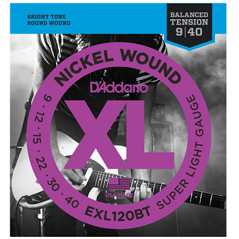 D'Addario EXL120BT Balanced Tension 009-040