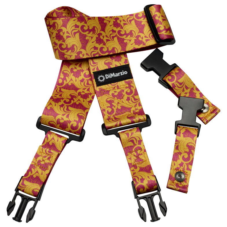 Dimarzio DD2252 ClipLock UTOPIA Strap (Pink Gold) 