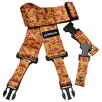 Dimarzio DD2252 ClipLock UTOPIA Strap (Pink Gold) 