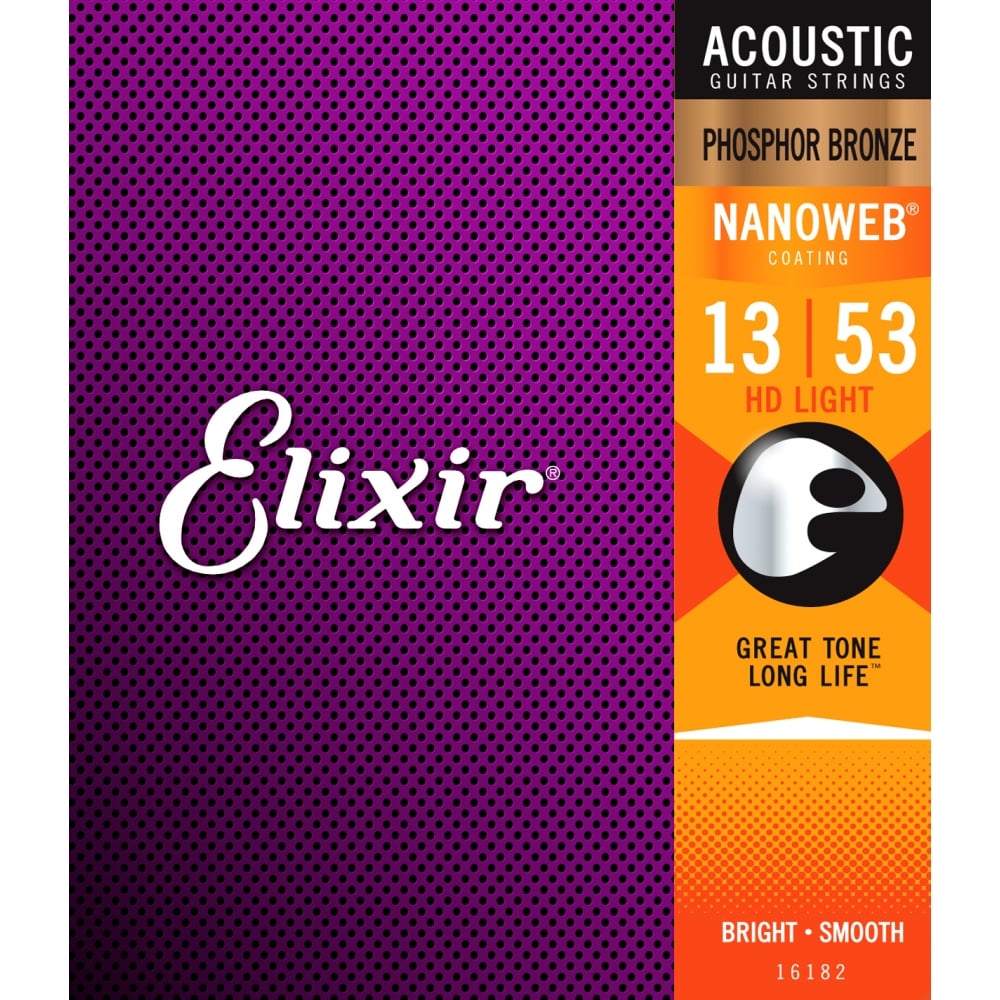 Elixir Acoustic HD Light Phosohor Bronze 013-053 (Developed with Taylor)