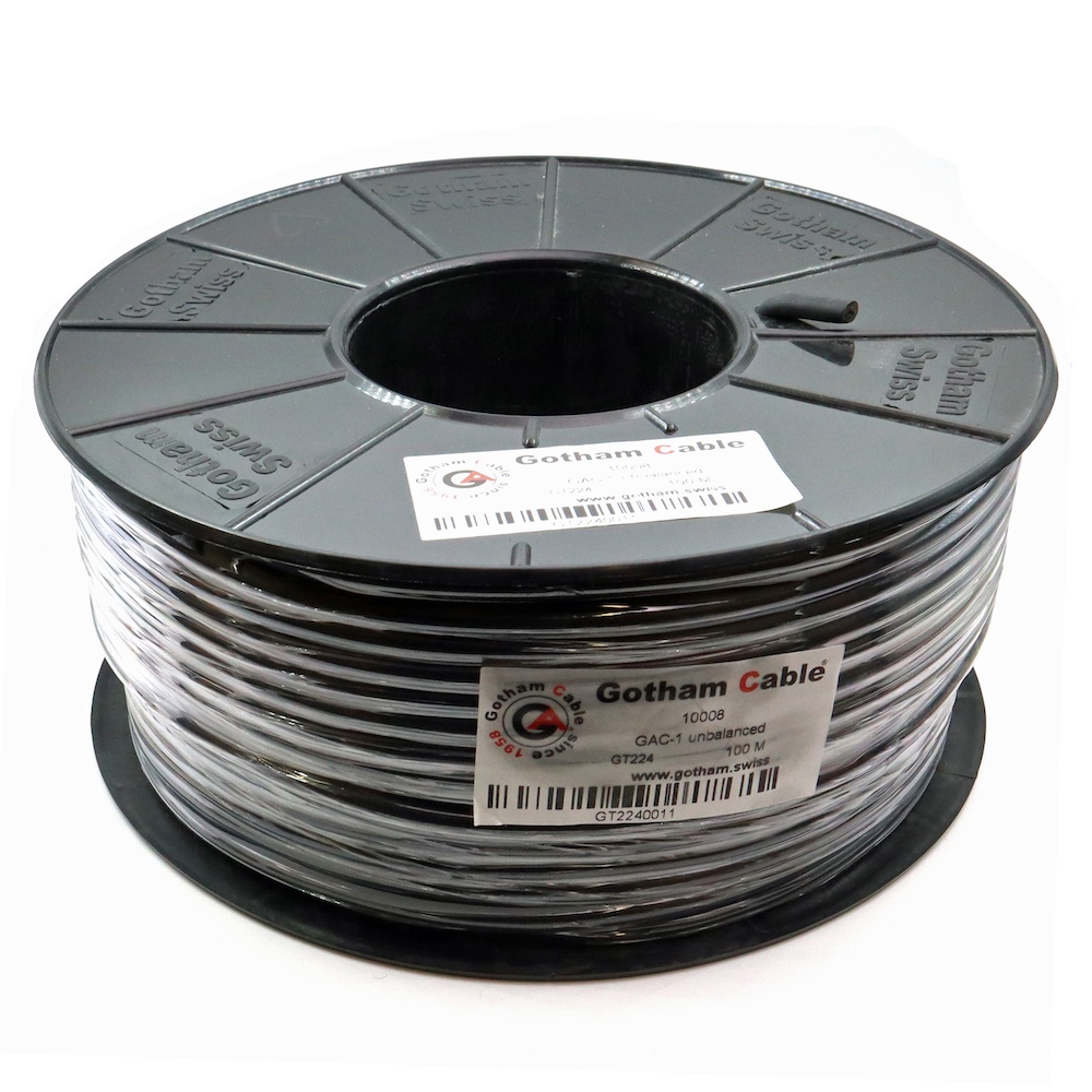 Gotham GAC-1 Double Shielded Unbalanced Instrument Cable  - 3