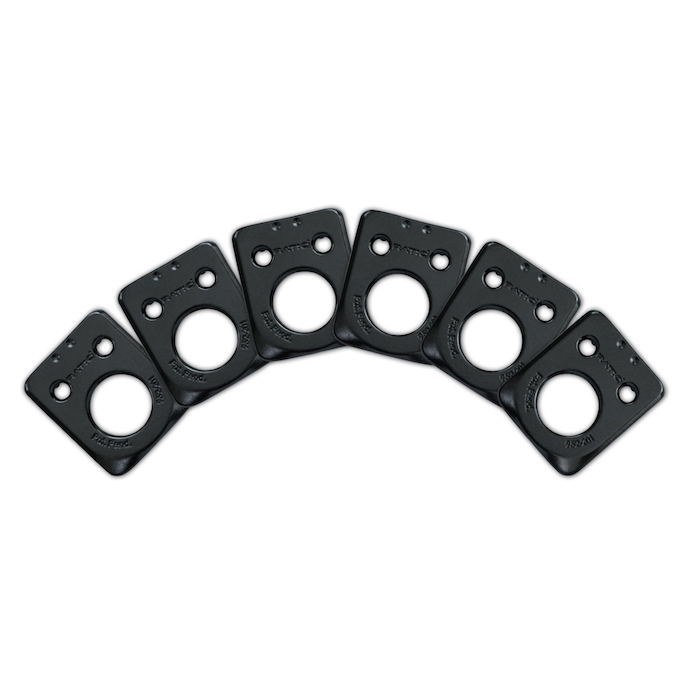 Graph Tech RATIO InvisoMatch Mounting Plate For F Style 2 Pin Hole (Black)