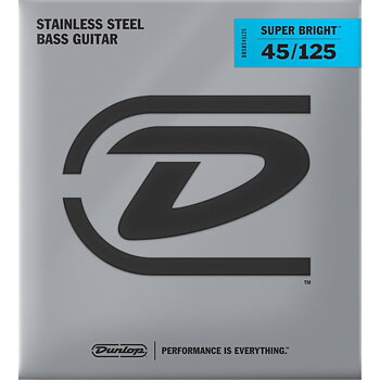 Dunlop Super Bright™ Stainless Steel Bass 045-125 (5-string)