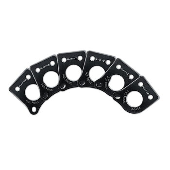 Graph Tech RATIO InvisoMatch Mounting Plate For 45 Degree Screw Hole (Black)