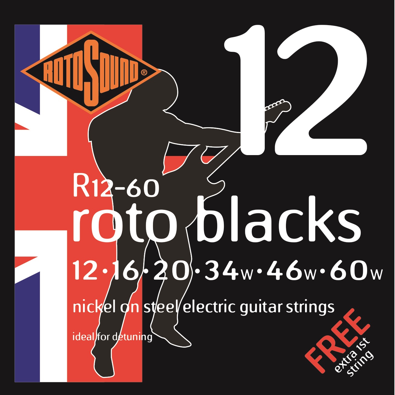 Rotosound R12-60 Roto Blacks 012-060