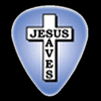 Hotpicks Motion pick "Jesus Saves" (4-Pack) - 2