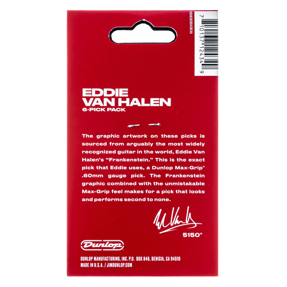 Dunlop EVH® Frankenstein Eddie Van Halen Picks (6-Pack) - 2