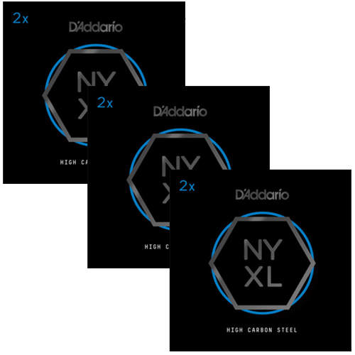 Lösa strängar D'Addario NYXL High Carbon Plain Steel 008-024 