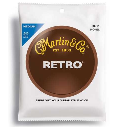 Martin MM13 Retro Monel Acoustic Strings 013-056
