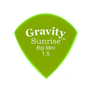 Gravity Picks GSUB15P Sunrise Big Mini Polished 1.5mm