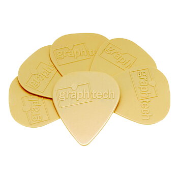 Graph Tech TUSQ Standard Picks Cream 0.68mm - Warm Tone 6-Pack