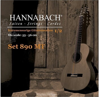 Hannabach 890MT 1/2 Size Guitar Strings (Medium Tension)