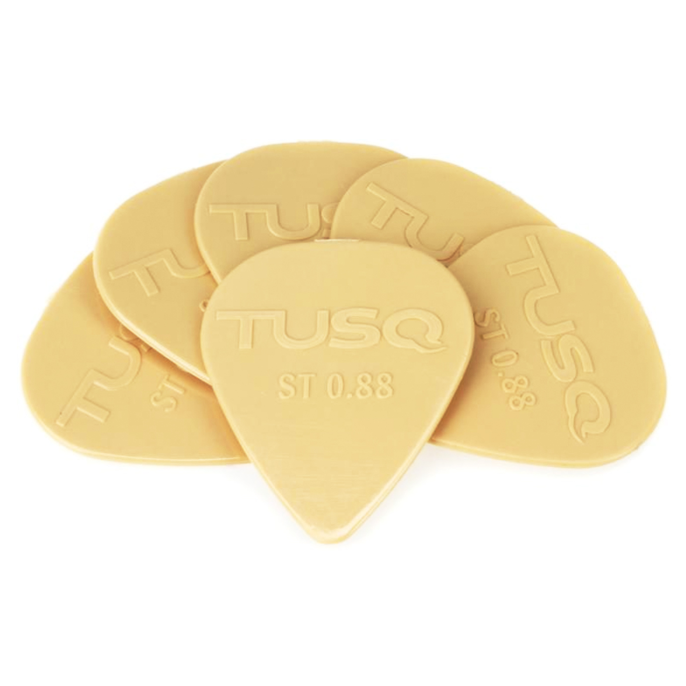 Graph Tech TUSQ Standard Picks Cream 0.88mm - Warm Tone 6-Pack