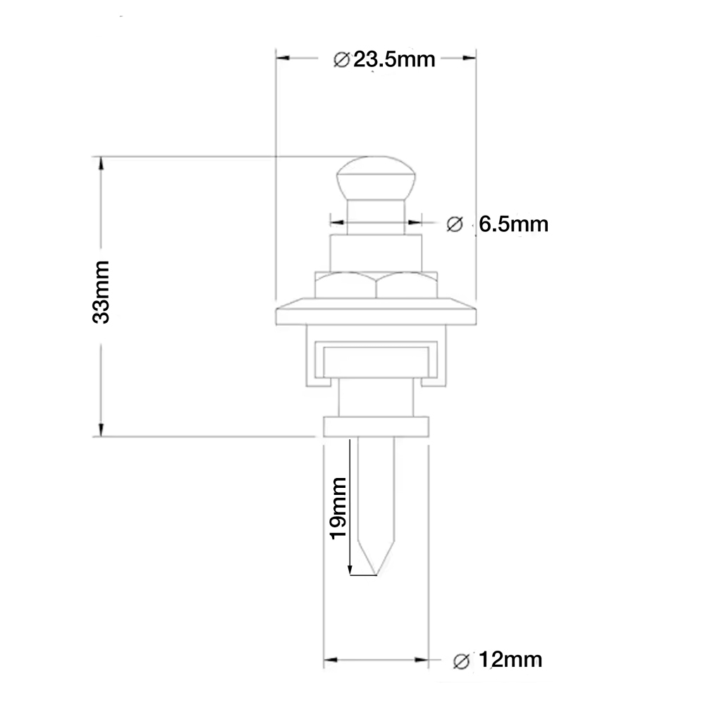 Strings Strap Lock System (Black) - 2