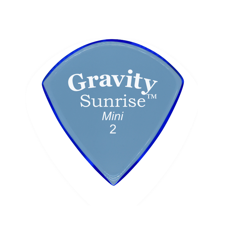 Gravity Picks GSUM2P Sunrise Mini Polished 2mm