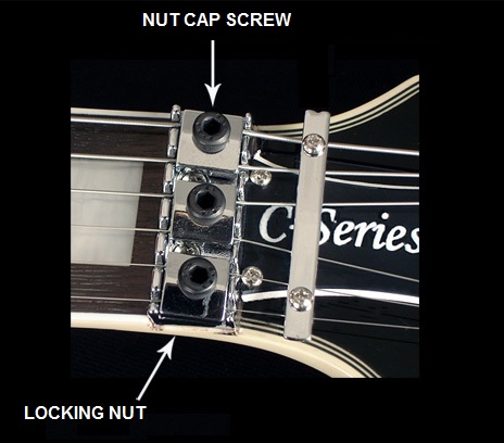 Floyd Rose Nut Cap Screw 3-pack (Chrome) - 3