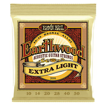 Ernie Ball EB-2006 Earthwood Acoustic 010-050